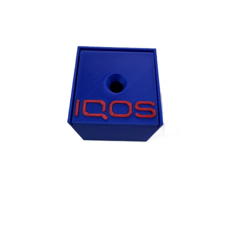 Posa stick IQOS Plastica Blu Rosso